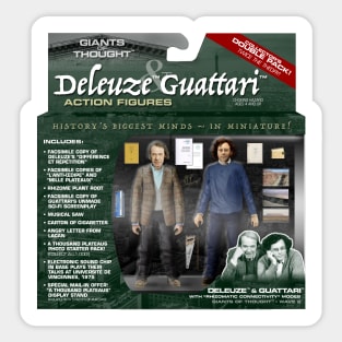 Deleuze & Guattari Action Figure 2-Pack Sticker